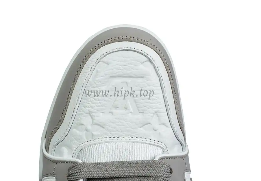 PK god Louis Vuitton LV Trainer Gray White retail materials ready to ship