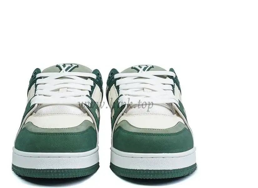 PK god Louis Vuitton LV Trainer Green White retail materials ready to ship