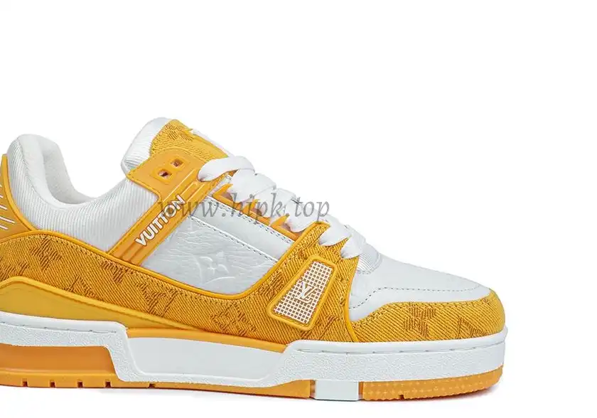 PK god Louis Vuitton LV Trainer orange retail materials ready to ship