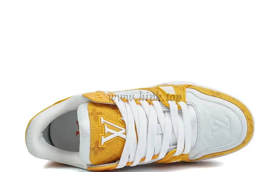 PK god Louis Vuitton LV Trainer orange retail materials ready to ship