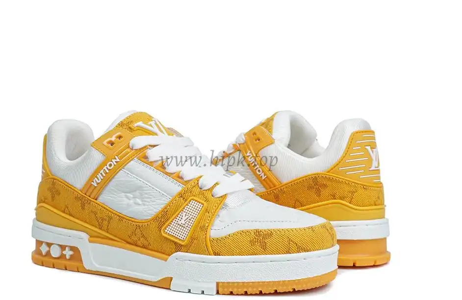 PK god Louis Vuitton LV Trainer orange retail materials ready to ship