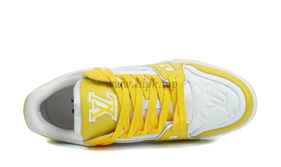 PK god Louis Vuitton LV Trainer yellow retail materials ready to ship