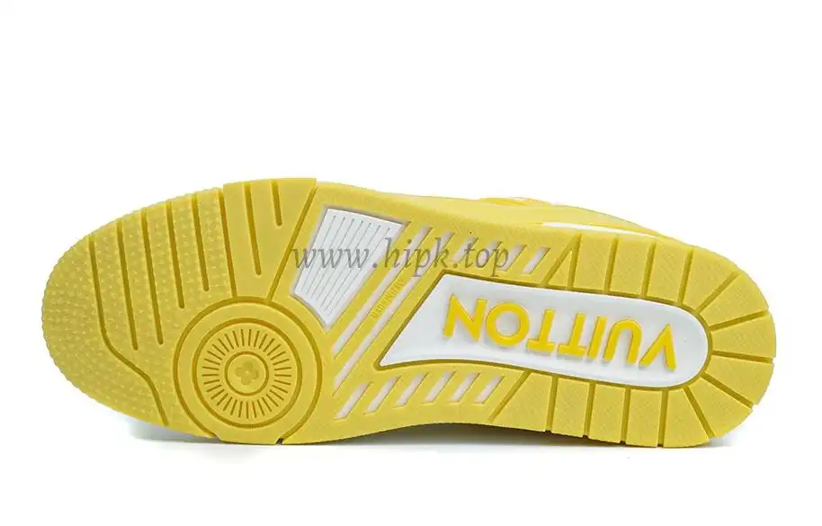 PK god Louis Vuitton LV Trainer yellow retail materials ready to ship