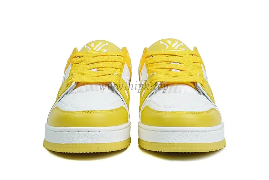 PK god Louis Vuitton LV Trainer yellow retail materials ready to ship