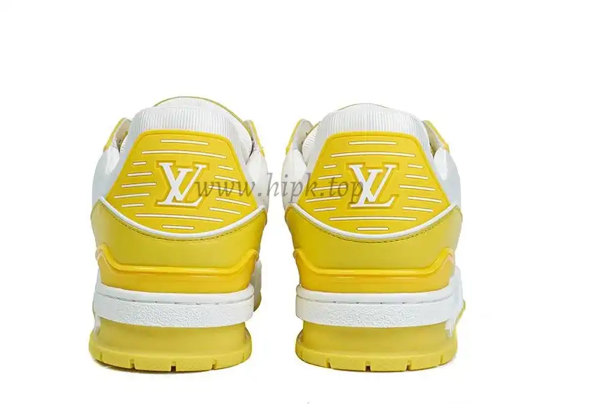 PK god Louis Vuitton LV Trainer yellow retail materials ready to ship