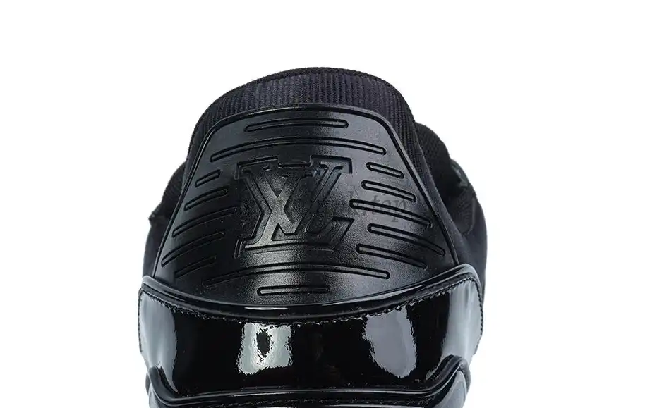 PK god Louis Vuitton Patent Leather Triple Black retail materials ready to ship