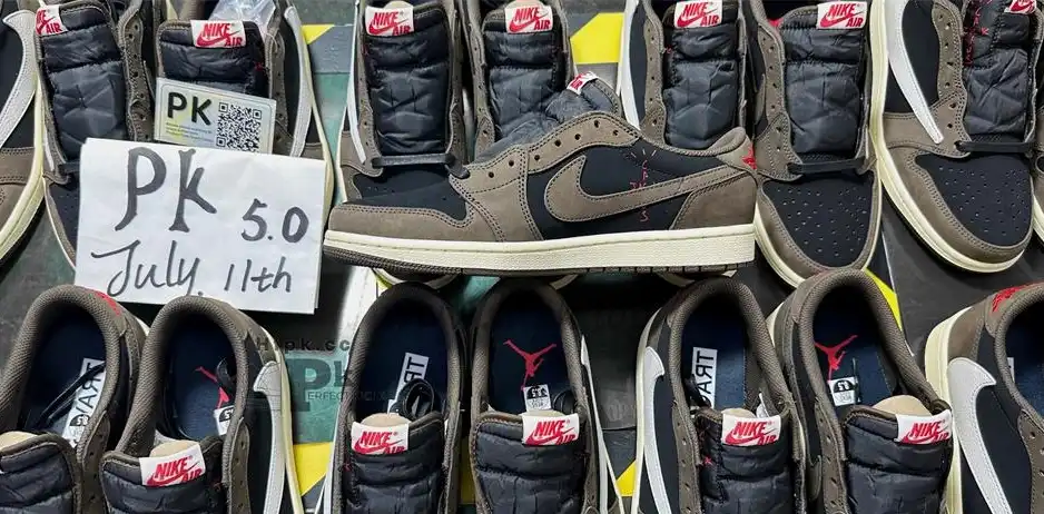 PK 5.0 TRAVIS SCOTT X AJ1 LOW WITH RETAIL MATERIALS READY TO SHIP