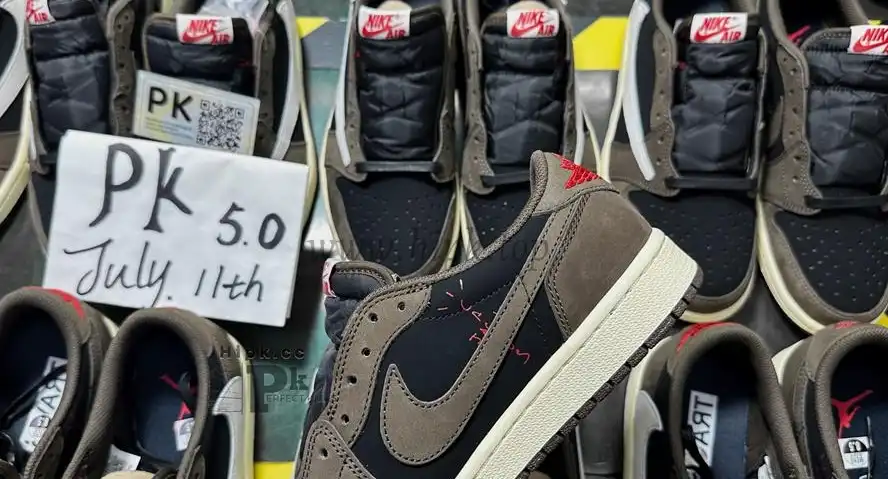 PK 5.0 TRAVIS SCOTT X AJ1 LOW WITH RETAIL MATERIALS READY TO SHIP