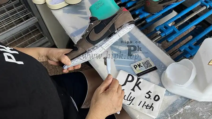 PK 5.0 TRAVIS SCOTT X AJ1 LOW WITH RETAIL MATERIALS READY TO SHIP