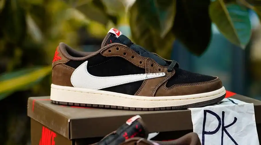 PK 5.0 TRAVIS SCOTT X AJ1 LOW WITH RETAIL MATERIALS READY TO SHIP