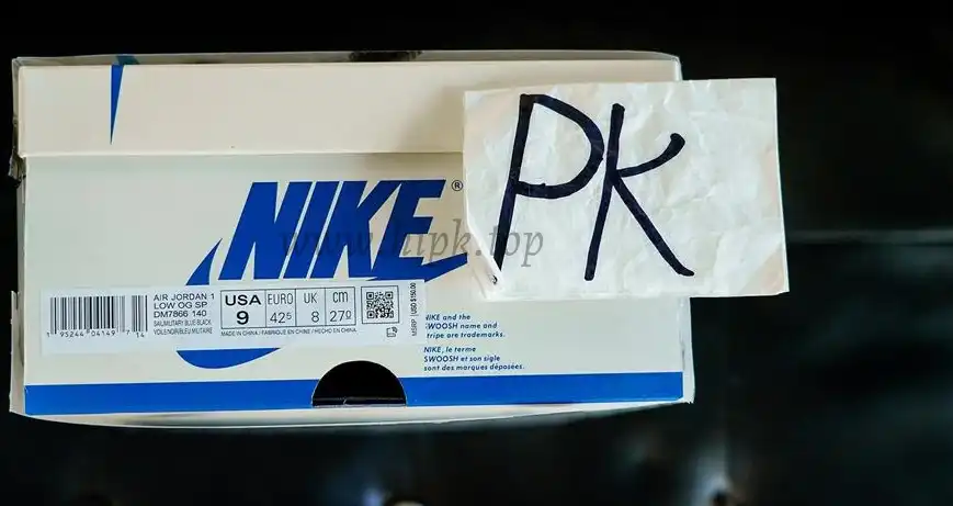 PK 5.0 TRAVIS SCOTT X FRAGEMENT X AIR JORDAN 1 LOW OG RETAIL MATERIALS READY TO SHIP