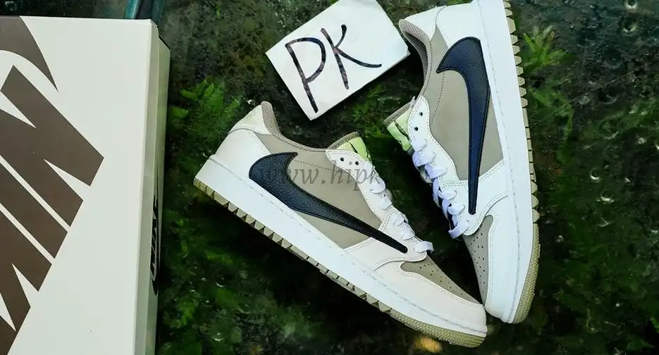 PK5.0 Jordan 1 Retro Low Golf Travis Scott Neutral Olive RETAIL MATERIALS READY TO SHIP