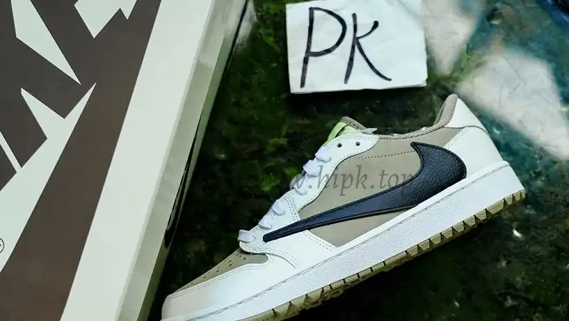 PK5.0 Jordan 1 Retro Low Golf Travis Scott Neutral Olive RETAIL MATERIALS READY TO SHIP