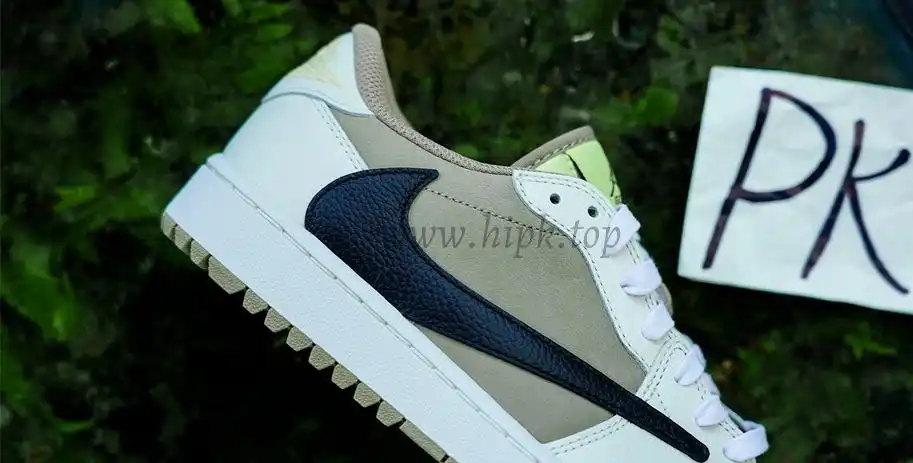 PK5.0 Jordan 1 Retro Low Golf Travis Scott Neutral Olive RETAIL MATERIALS READY TO SHIP