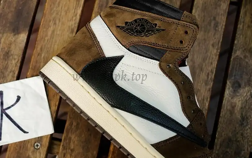 PK5.0 TRAVIS SCOTT X AIR JORDAN I CD4487-100 HIGH OG MOCHA RETAIL MATERIALS RETAIL VERSION