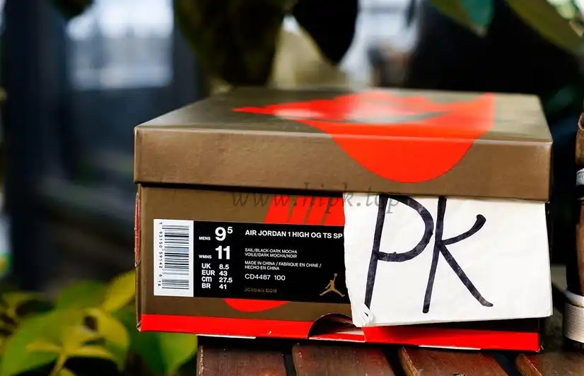 PK5.0 TRAVIS SCOTT X AIR JORDAN I CD4487-100 HIGH OG MOCHA RETAIL MATERIALS RETAIL VERSION