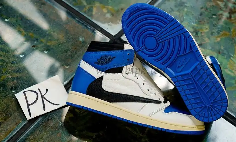 PK5.0 Travis Scott X Fragment X Air Jordan 1 High OG retail materials ready to ship