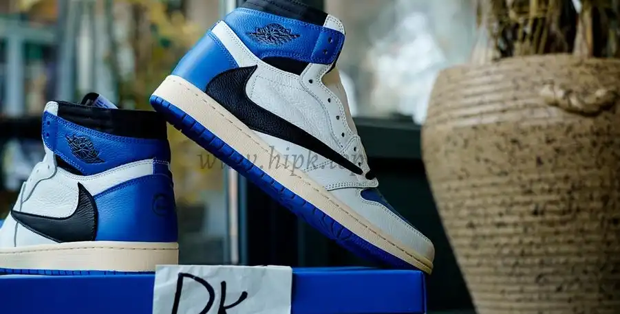 PK5.0 Travis Scott X Fragment X Air Jordan 1 High OG retail materials ready to ship