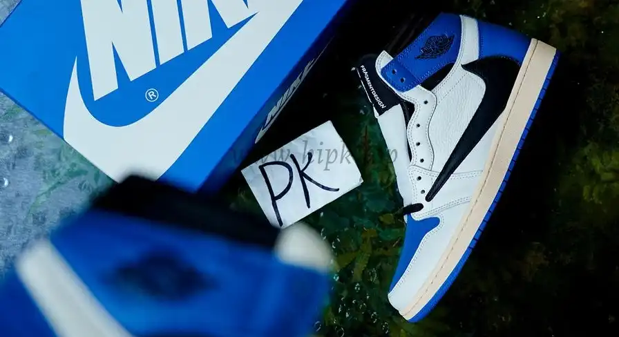 PK5.0 Travis Scott X Fragment X Air Jordan 1 High OG retail materials ready to ship