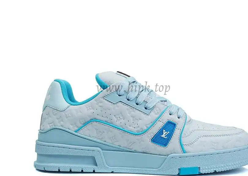 PK god Louis Vuitton by Tyler, the Creator LV Trainer Blue retail materials ready to ship