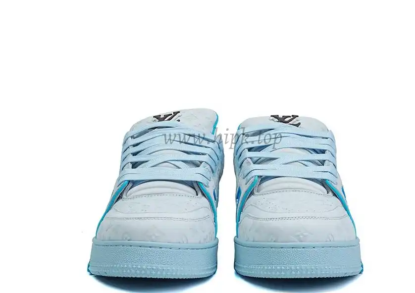 PK god Louis Vuitton by Tyler, the Creator LV Trainer Blue retail materials ready to ship