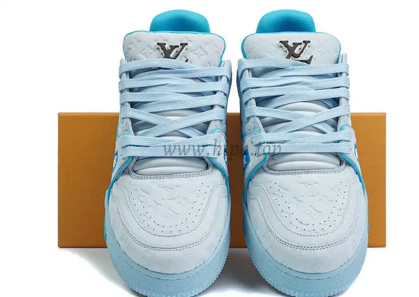 PK god Louis Vuitton by Tyler, the Creator LV Trainer Blue retail materials ready to ship