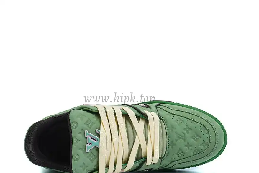 PK god Louis Vuitton by Tyler, the Creator LV Trainer Green retail materials ready to ship