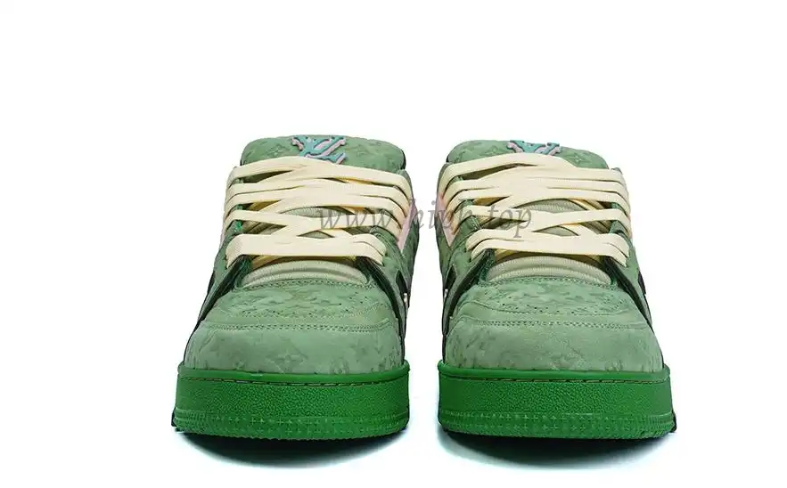 PK god Louis Vuitton by Tyler, the Creator LV Trainer Green retail materials ready to ship