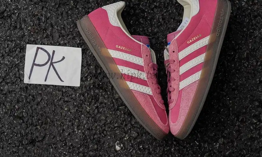 PK GOD ADIDAS GAZELLE INDOOR PINK CLOUD WHITE RETAIL MATERIALS READY TO SHIP