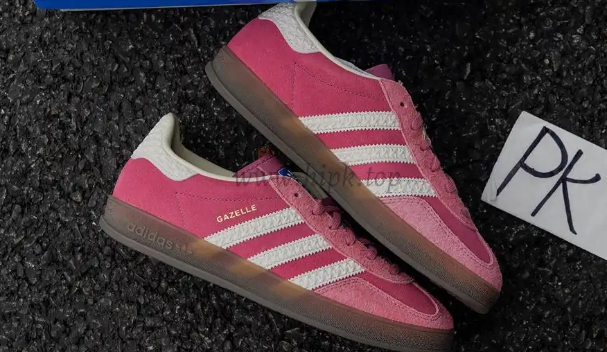 PK GOD ADIDAS GAZELLE INDOOR PINK CLOUD WHITE RETAIL MATERIALS READY TO SHIP