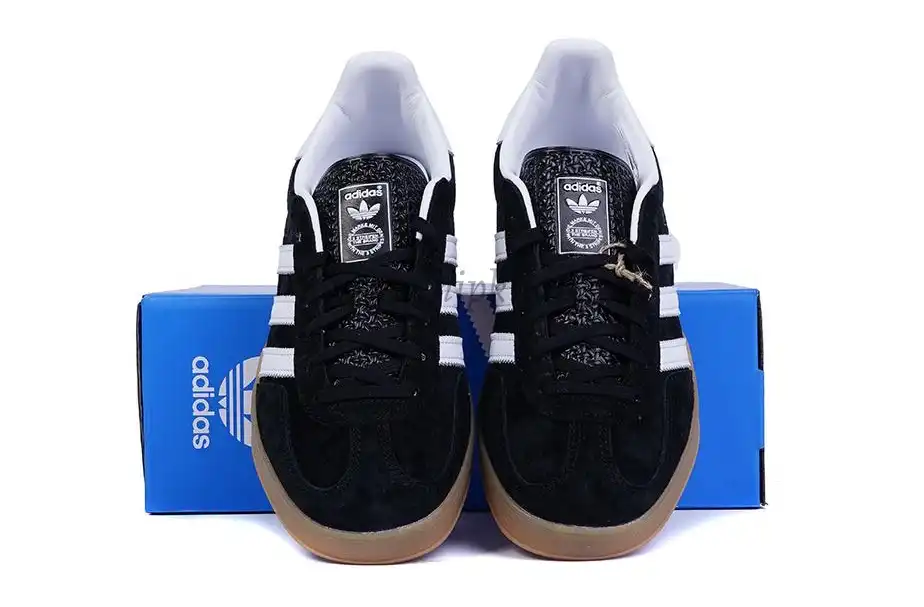 PK GOD Adidas Gazelle Indoor Black RETAIL MATERIALS READY TO SHIP