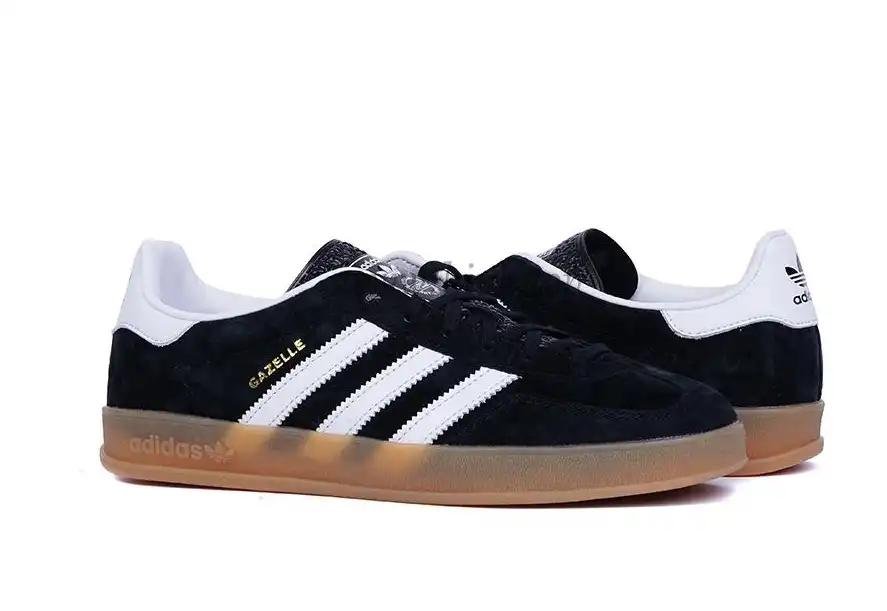 PK GOD Adidas Gazelle Indoor Black RETAIL MATERIALS READY TO SHIP