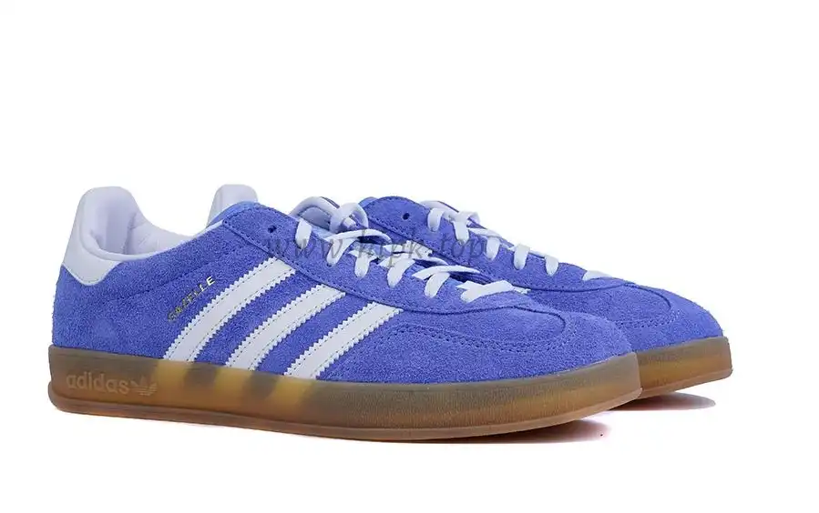 PK GOD Adidas Gazelle Indoor Blue RETAIL MATERIALS READY TO SHIP