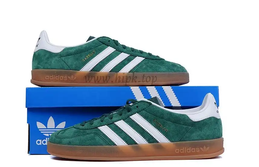 PK GOD Adidas Gazelle Indoor Green RETAIL MATERIALS READY TO SHIP