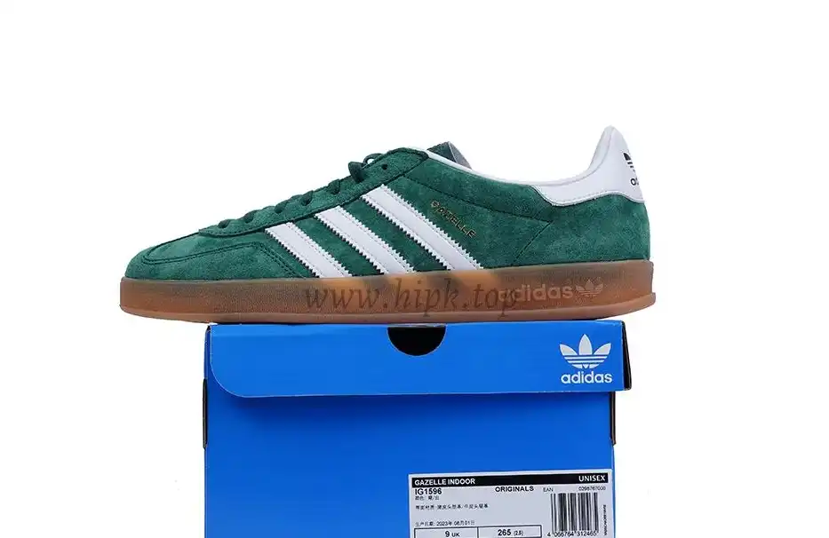 PK GOD Adidas Gazelle Indoor Green RETAIL MATERIALS READY TO SHIP