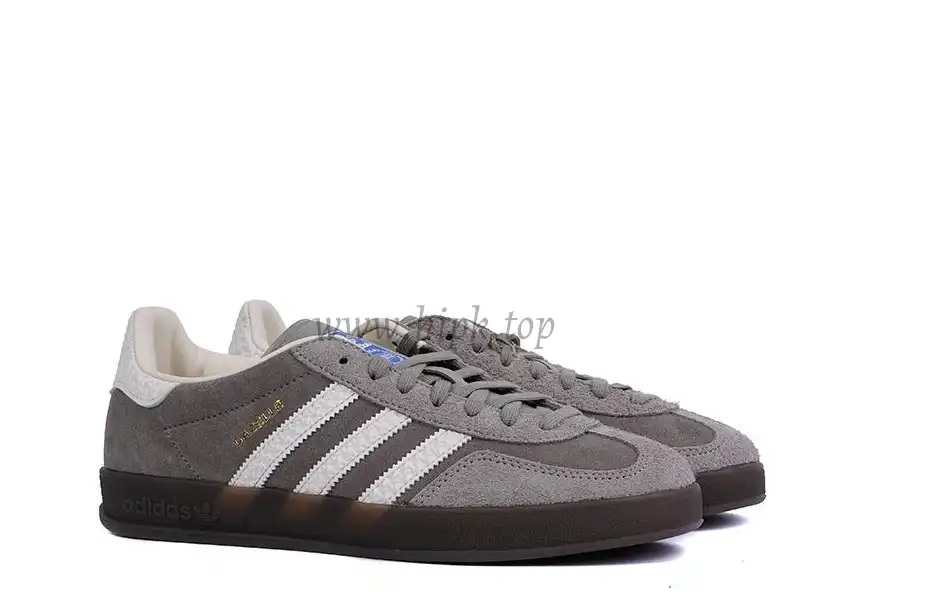 PK GOD Adidas Gazelle Indoor Grey White RETAIL MATERIALS READY TO SHIP