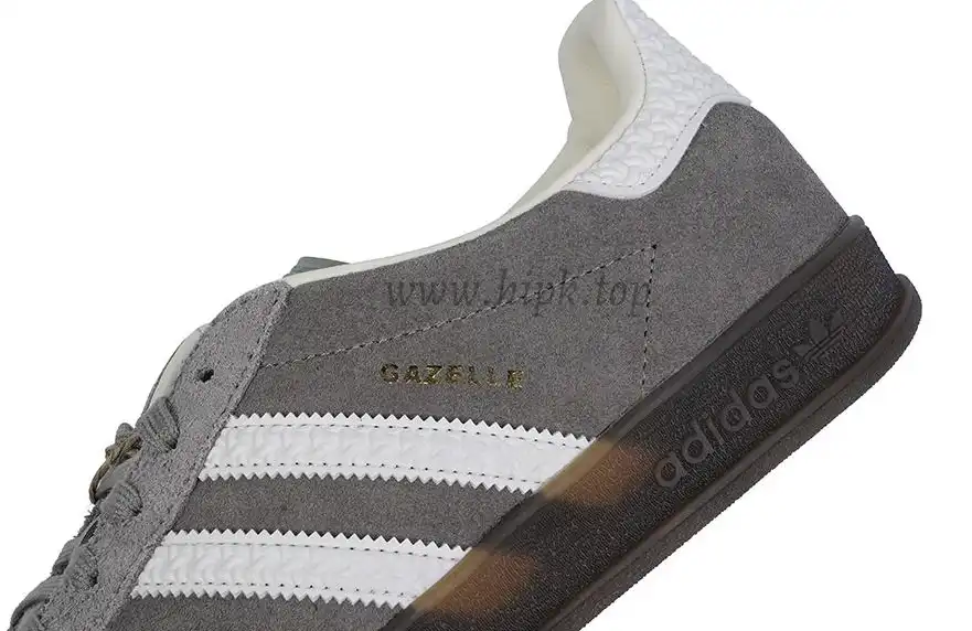 PK GOD Adidas Gazelle Indoor Grey White RETAIL MATERIALS READY TO SHIP