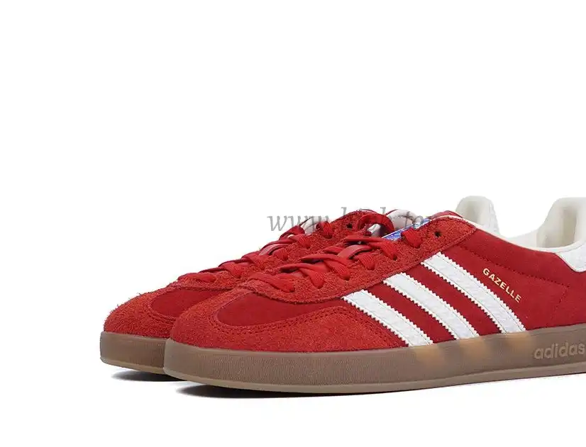 PK GOD Adidas Gazelle Indoor Red White RETAIL MATERIALS READY TO SHIP