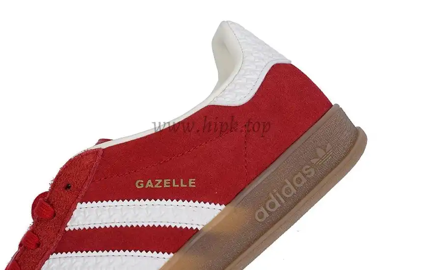 PK GOD Adidas Gazelle Indoor Red White RETAIL MATERIALS READY TO SHIP