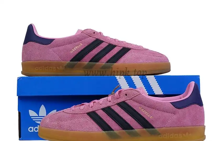 PK GOD Adidas Gazelle Indoor pink Black RETAIL MATERIALS READY TO SHIP