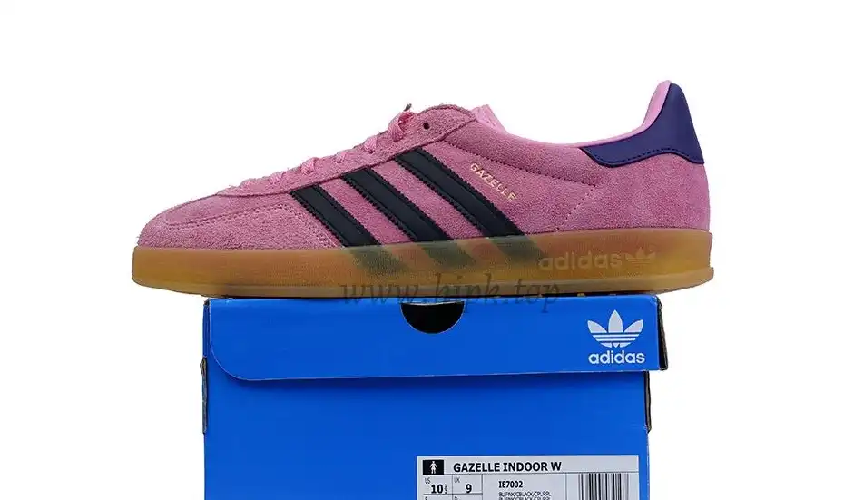 PK GOD Adidas Gazelle Indoor pink Black RETAIL MATERIALS READY TO SHIP