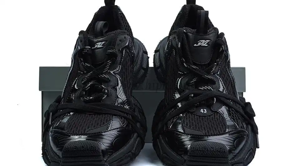 PK God Balenciaga 3XL Sneaker Worn OutBlack RETAIL MATERIALS READY TO SHIP