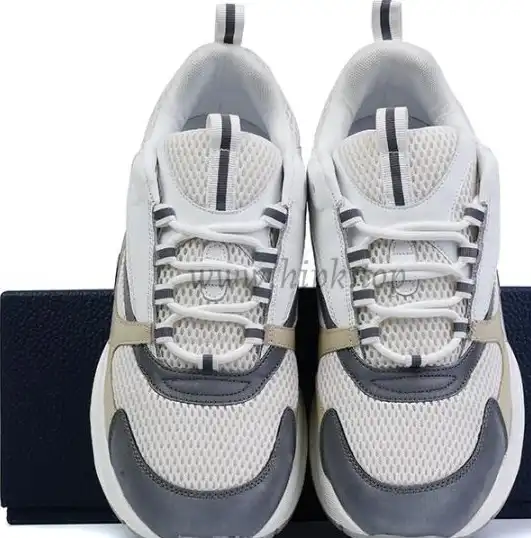 PK GOD Dior B57 MID-TOP SNEAKER White and Grey RETAIL MATERIALS READY TO SHIP