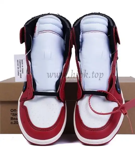 PK GOD OFF-WHITE Out Of Office Low Tops White Red RETAIL MATERIALS READY TO SHIP