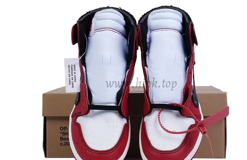 PK GOD Off-White x Air Jordan 1 Retro High OG Chicago RETAIL MATERIALS READY TO SHIP