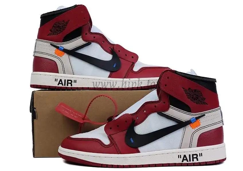 PK GOD Off-White x Air Jordan 1 Retro High OG Chicago RETAIL MATERIALS READY TO SHIP