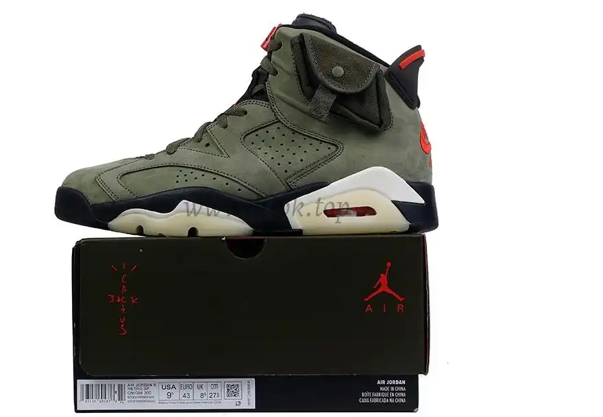 PK GOD Jordan 6 Retro Travis Scott RETAIL MATERIALS READY TO SHIP