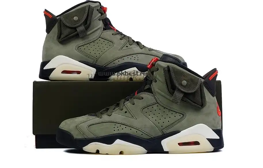 PK GOD Jordan 6 Retro Travis Scott RETAIL MATERIALS READY TO SHIP