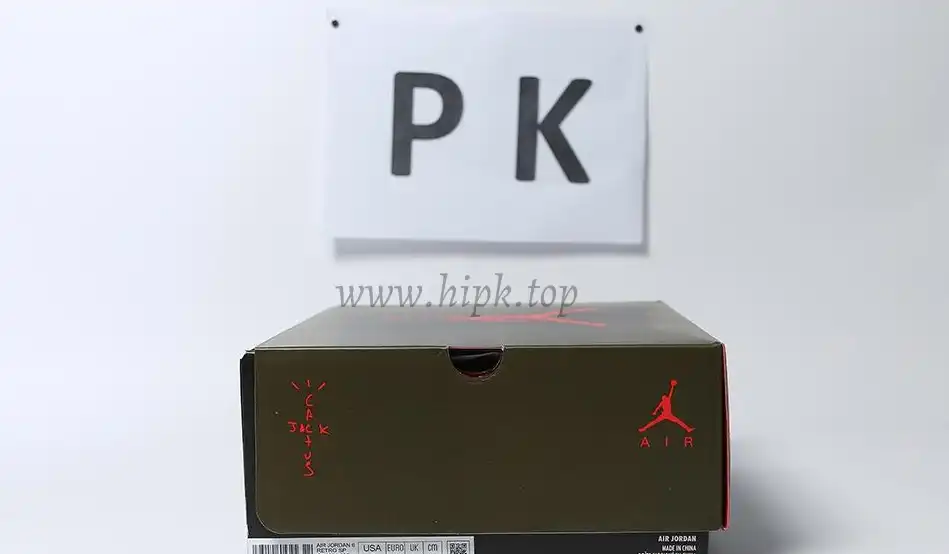 PK GOD Jordan 6 Retro Travis Scott RETAIL MATERIALS READY TO SHIP