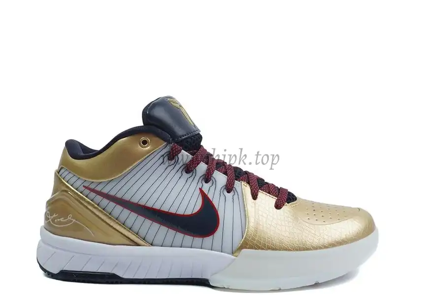 PK God Kobe 4 Protro Metallic Gold and Dark Obsidian RETAIL MATERIALS READY TO SHIP